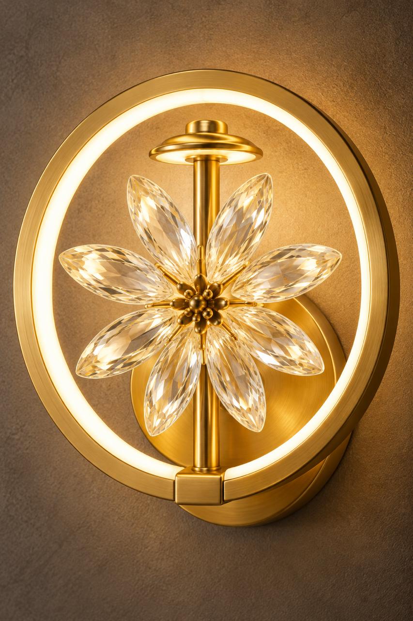 HALO BLOOM CRYSTAL WALL LIGHT - Image 6