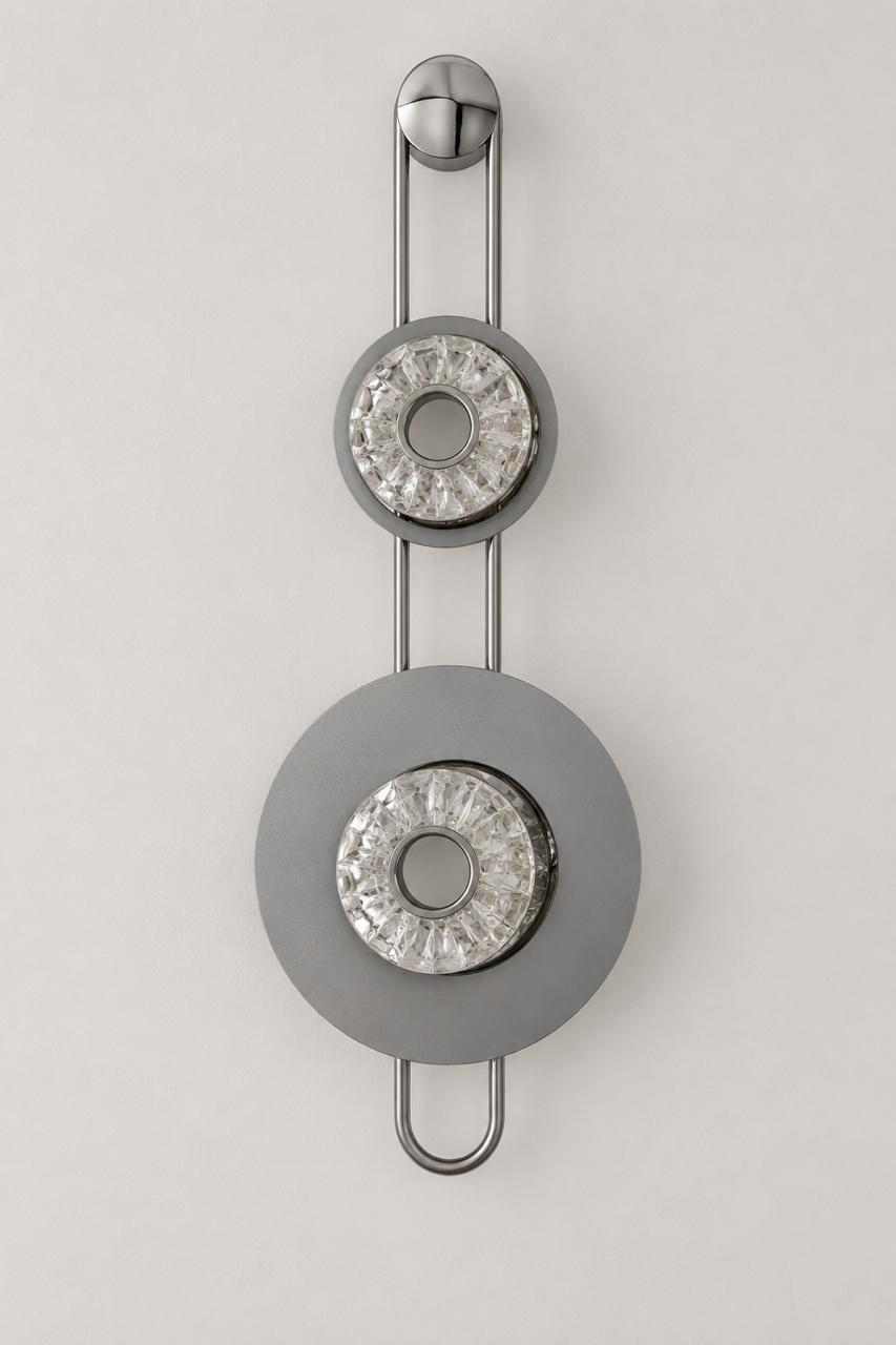 AURA ECLIPSE DUAL CRYSTAL SCONCE - Image 4