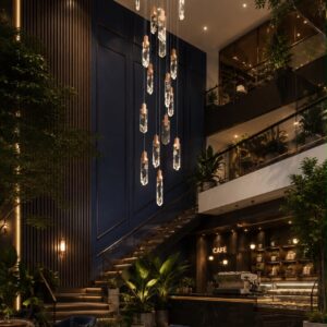 AURORA CRYSTAL CHANDELIER