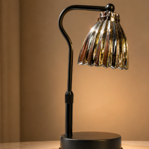 ELARA SMOKED GLASS TABLE LAMP