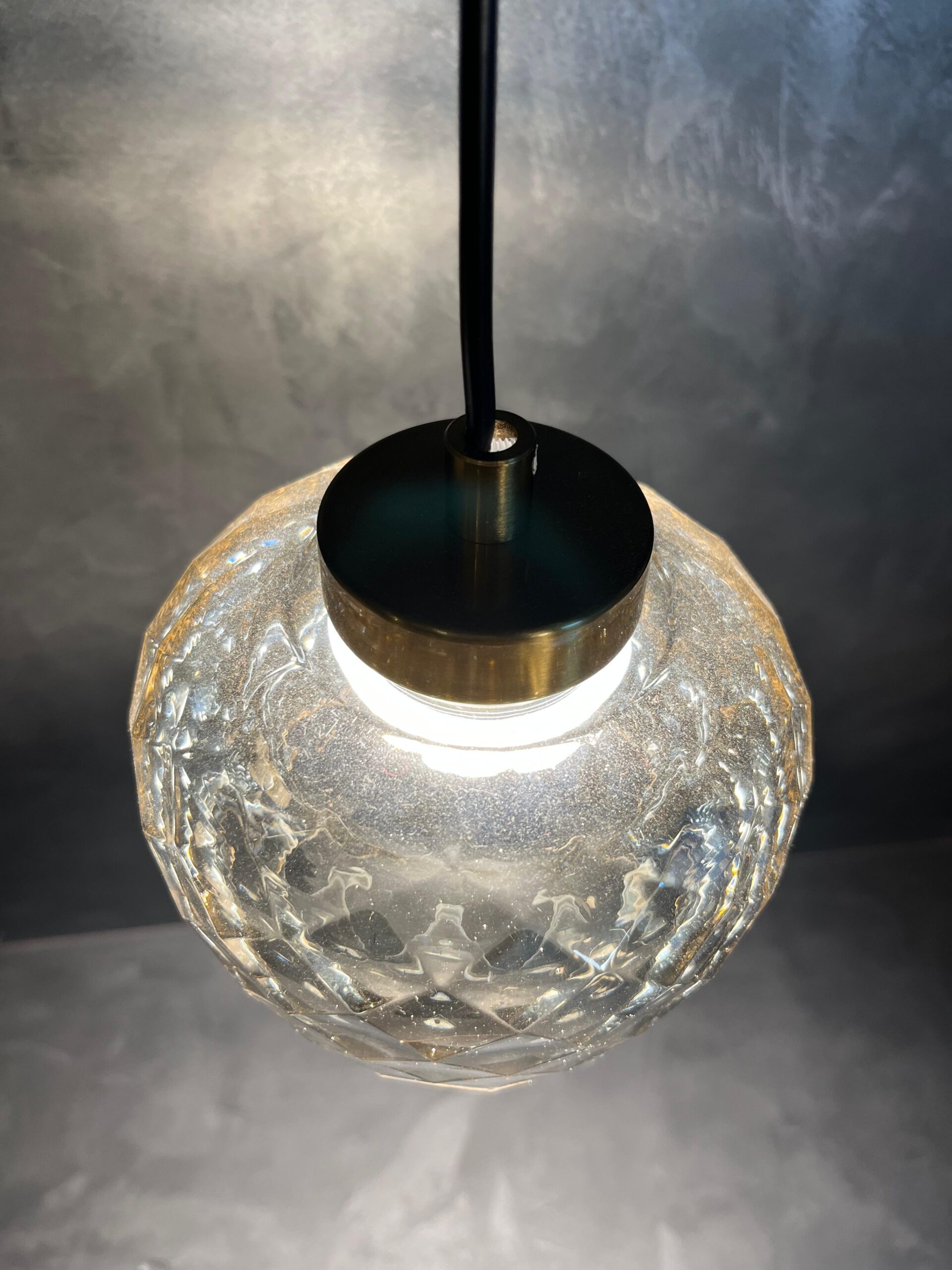 AURELIA AMBER CRYSTAL PENDANT LIGHT - Image 2