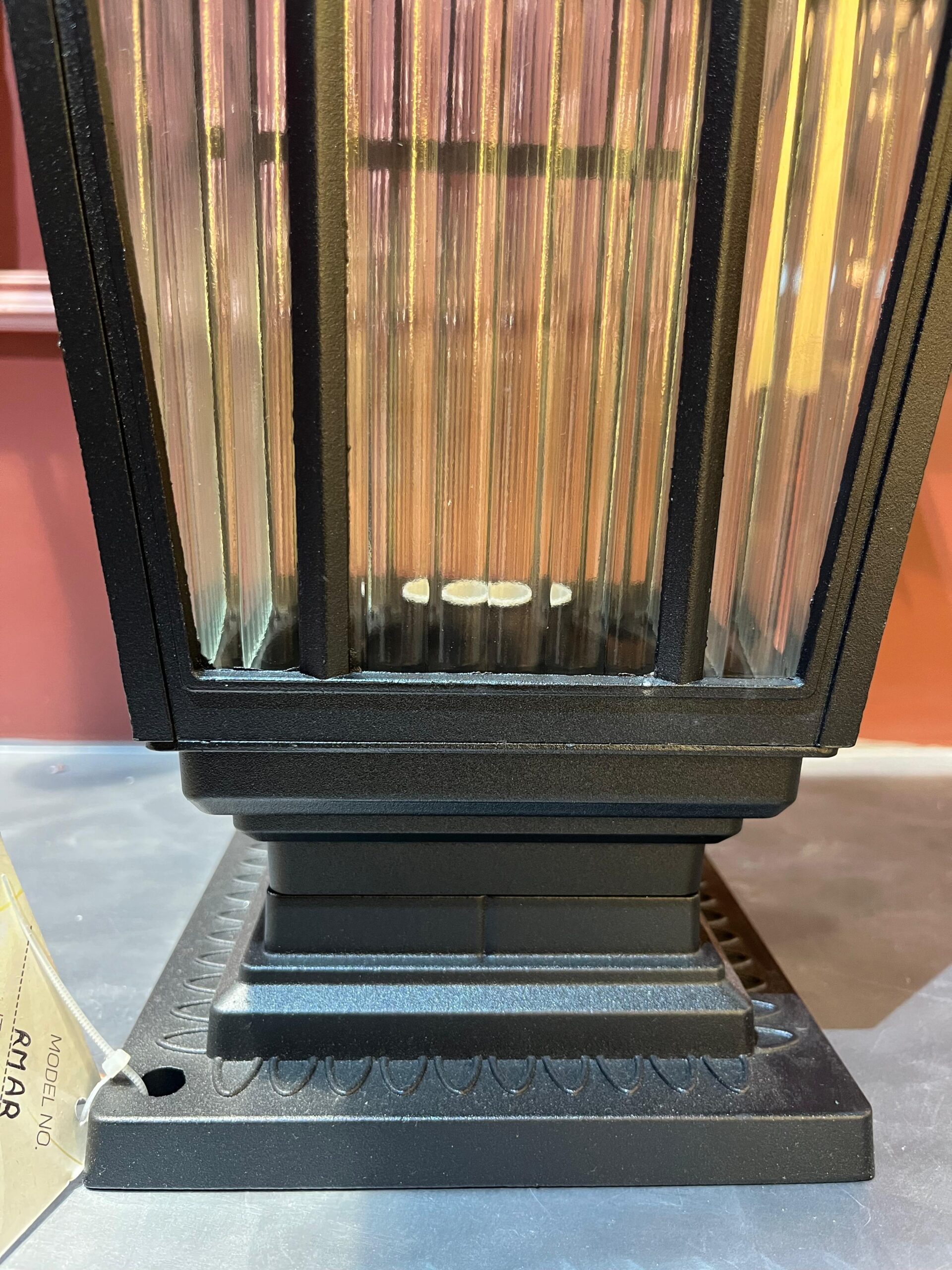 HERITAGE BLACK OUTDOOR PILLAR LIGHT - Image 5